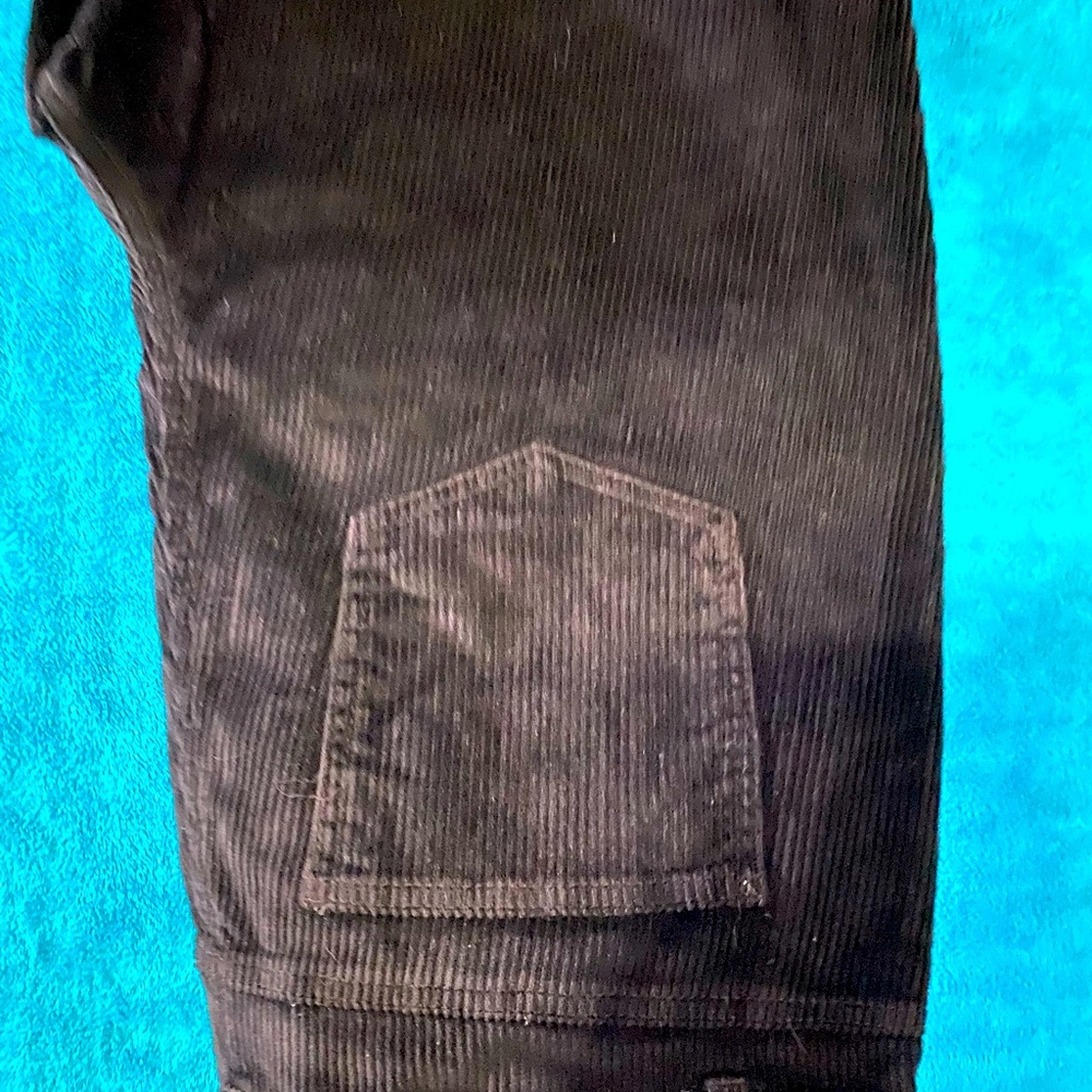 Womens black corduroy jeans